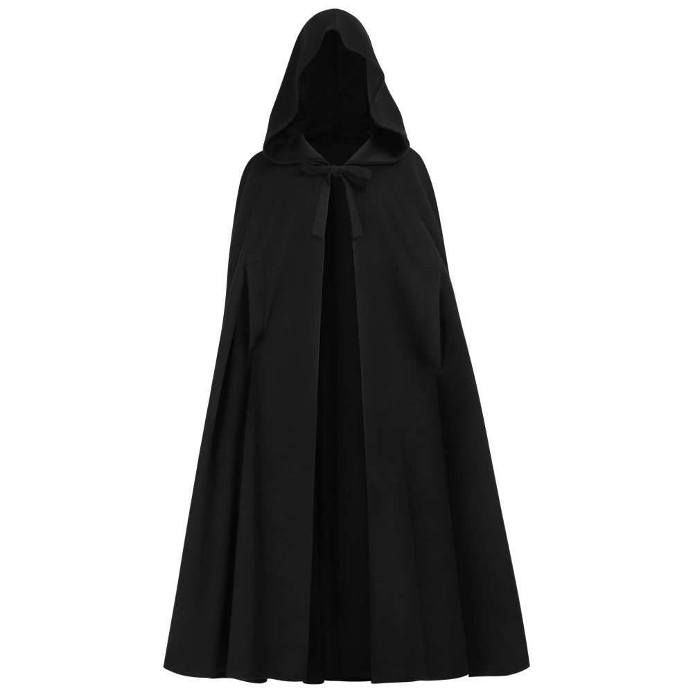 Medieval Hobbit Elf Hooded Cloak Cosplay, Custom, Halloween Renaissance Cape - Halloweez