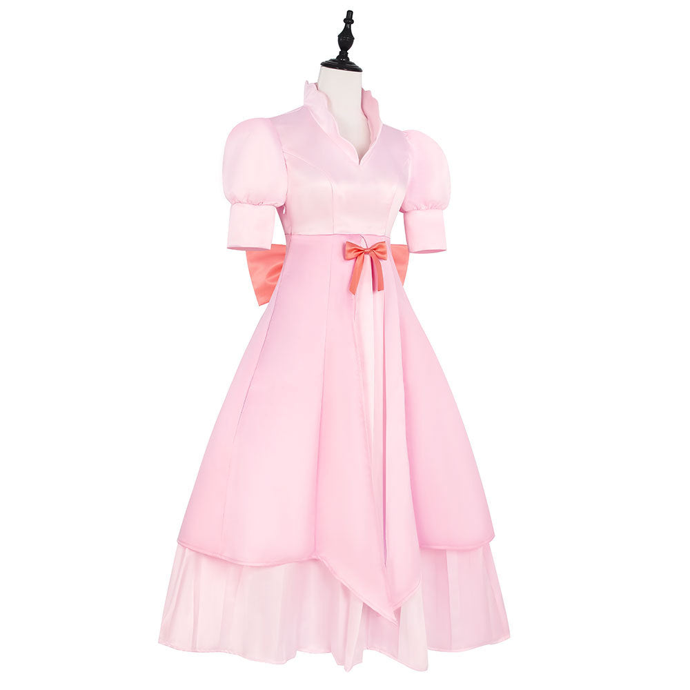One Piece Charlotte Pudding Wedding Dress Cosplay Costume Full Set for Halloween - Halloweez