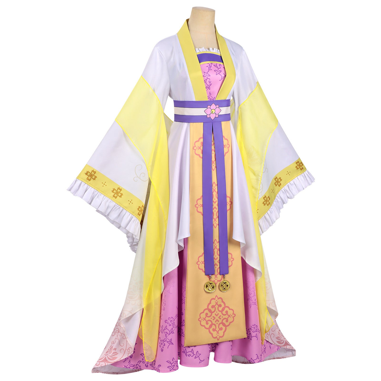 Though I Am An Inept Villainess Huang Linglin Cosplay Dress, Chinese Ancient Style Retro Costume, Anime Traditional Han Style Dress For Cosplay Party - Halloweez