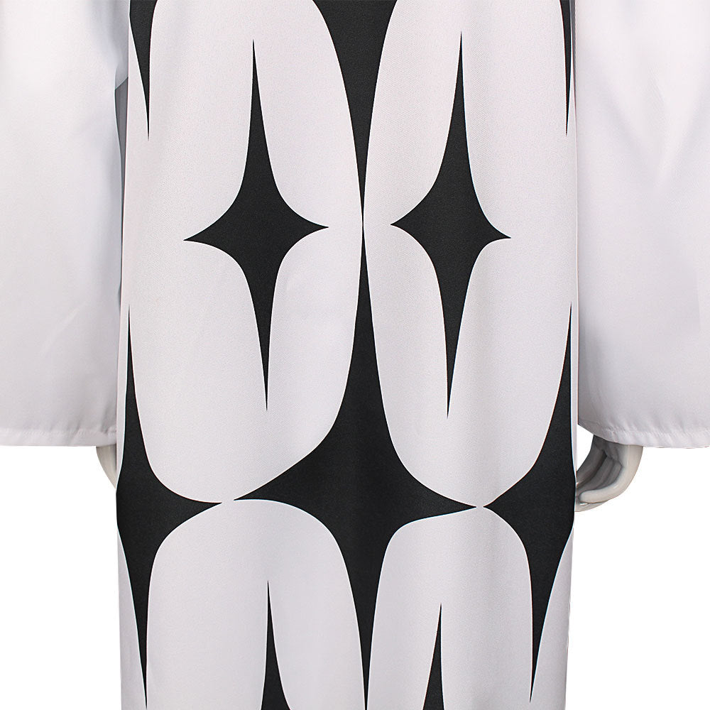 One Piece Pell Falcon White Robe Cosplay Costume Full Set for Halloween Party - Halloweez