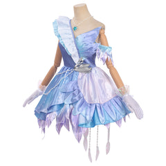 Eggy Party Hather Swan Feather Cos Costume Custom, Game Roleplay Dress
