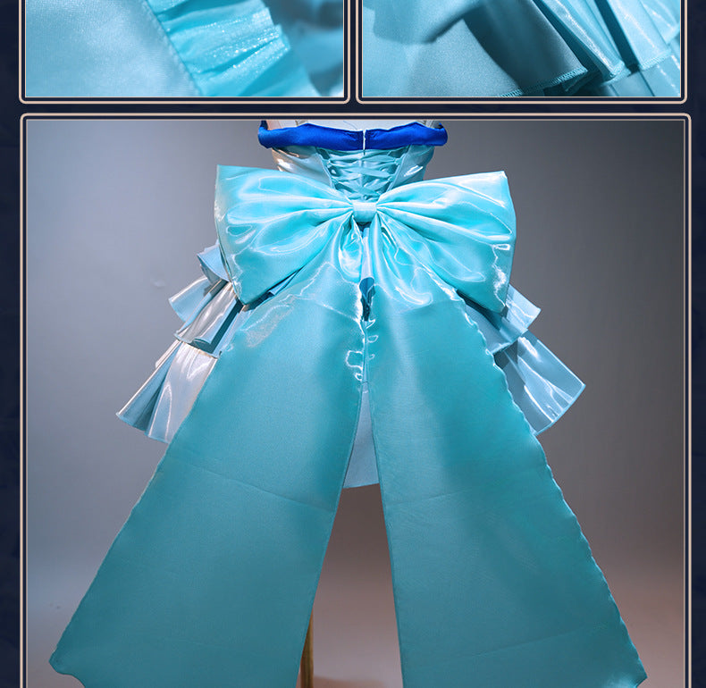 Hanon Hosho Cosplay Costume Mermaid Melody Pichi Pichi Pitch Full Set - Halloweez