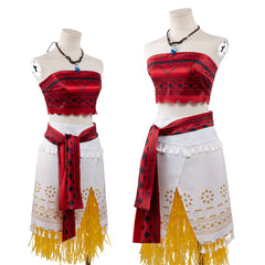 Moana Cosplay Costume Moana Live Action, Custom Halloween Performance Outfit