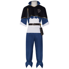 Black Clover Asta Cosplay Costume, Full Cloak Set Anime Halloween Outfit Custom