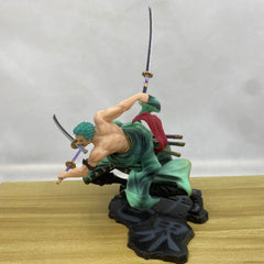 Halloweez Roronoa Zoro Action Figure - Shura Mode with Nine Blades PVC Anime Collectible