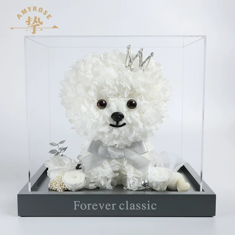 Halloweez Maltese Figurine – Ideal Present for Teachers, Birthdays, Valentine's Day, and Weddings