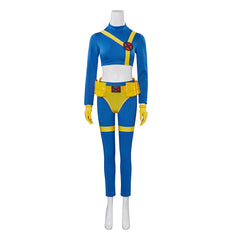 1997 X-Men Cyclops Full Bodysuit, Marvel Superhero Cosplay Costume, Scott Summers Performance Jumpsuit for Halloween Party - Halloweez