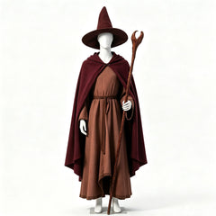 Onward Ancient Elf Wizard Cosplay Costume Halloween Magician Role‑Play Outfit
