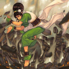 Avatar Toph Beifong Cosplay Costume, Custom Outfit for Halloween & Comic‑Con