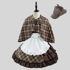 Detective Maid Cosplay Costume, Plus Size Custom Outfit for Halloween & Conventions