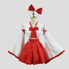 Japanese Shrine Maiden Cosplay Costume, Custom Made for Halloween & Dance Show