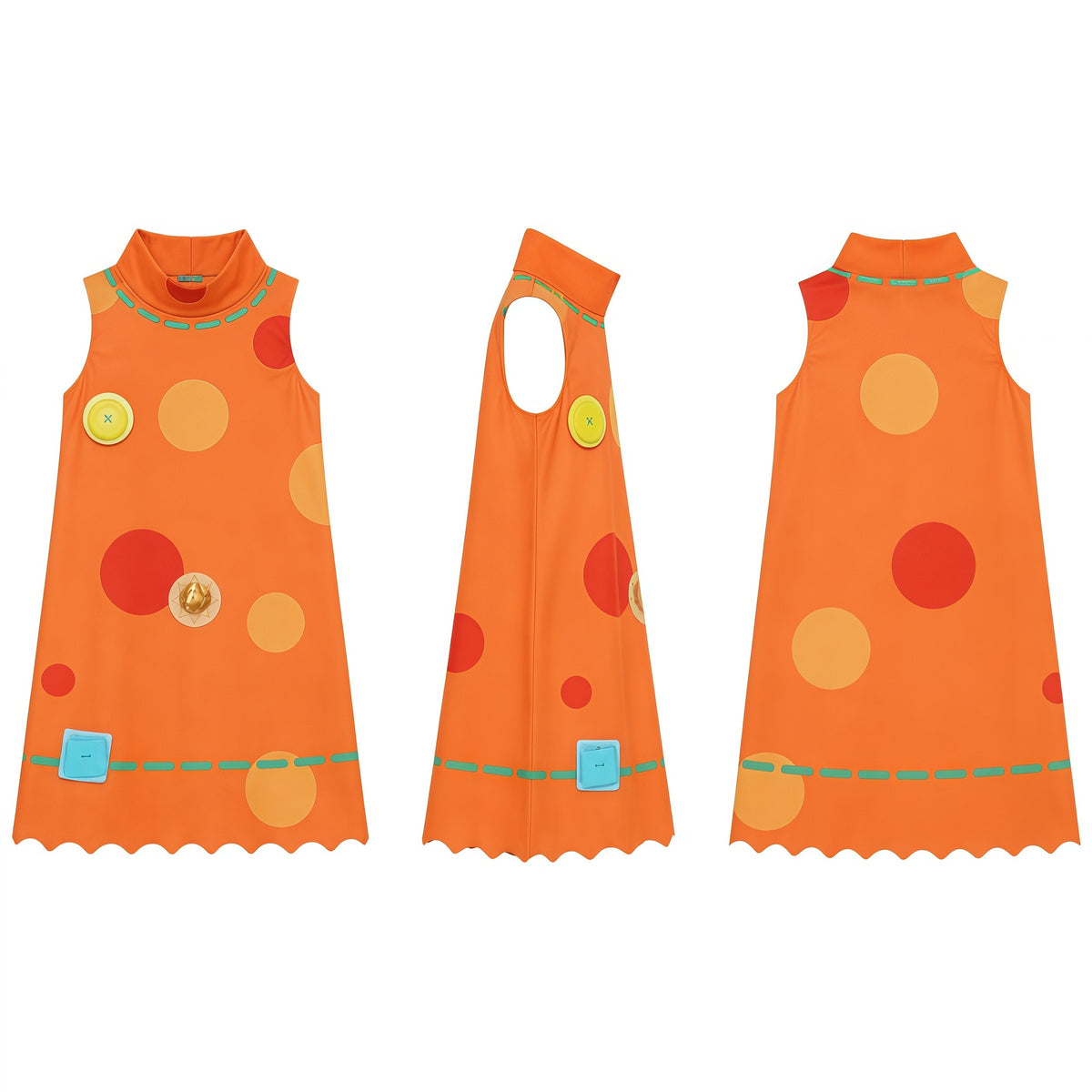 Toy Story Dolly Cosplay Costume,Custom-Made,Kids Halloween Dress