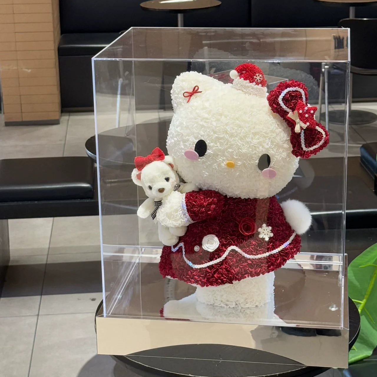 Adorno de rosa eterna de Hello Kitty para Halloween: un regalo de Navidad exquisito