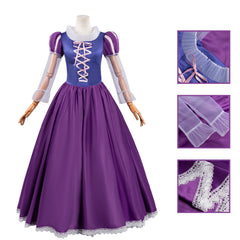 Tangled Rapunzel Princess Cosplay Dress,Custom‑Made,Halloween Anime Con