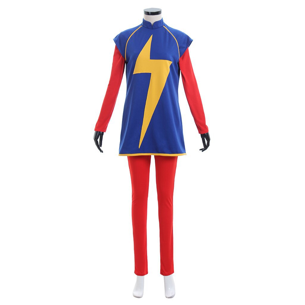 Ms. Marvel Halloween Surprise – 4th Gen Kamala Khan Cosplay Costume - Halloweez
