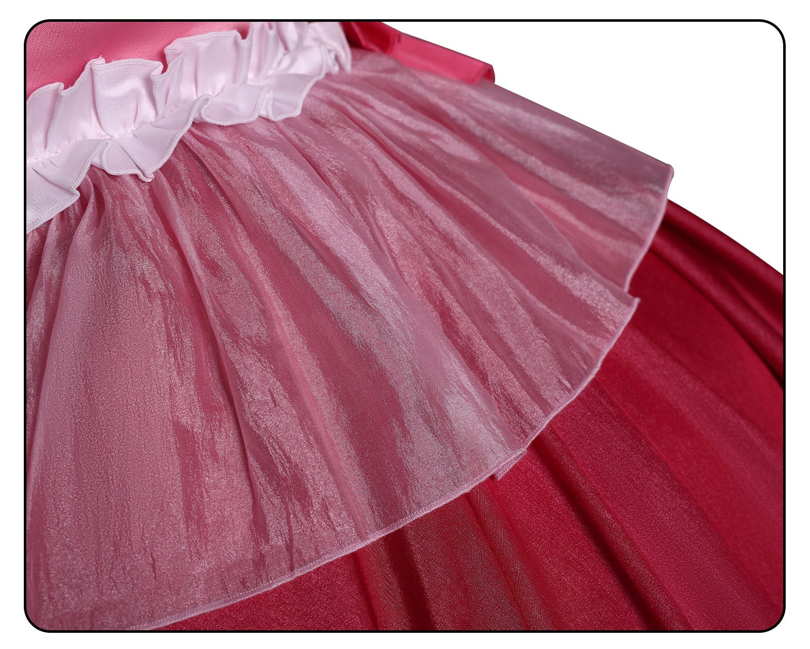 Puella Magi Madoka Magica Sakura Kyoko Magia Outfit, Sweet Cake Dress Anime Cosplay Costume, Ready to Wear Magical Girl Cosplay Dress - Halloweez