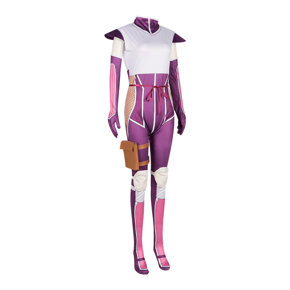 Ayame Momochi Cosplay Jumpsuit | I'm Living with an Otaku NEET Kunoichi Tight Bodysuit - Halloweez