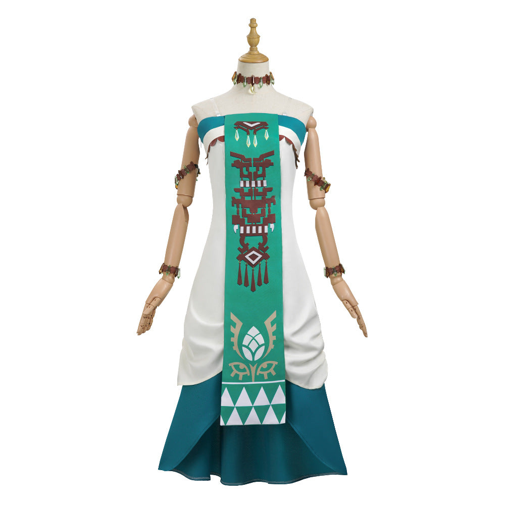 The Legend of Zelda Princess Zelda Cosplay Costume Custom Outfit Halloween Comic Con