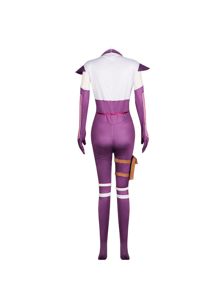 Ayame Momochi Cosplay Jumpsuit | I'm Living with an Otaku NEET Kunoichi Tight Bodysuit - Halloweez