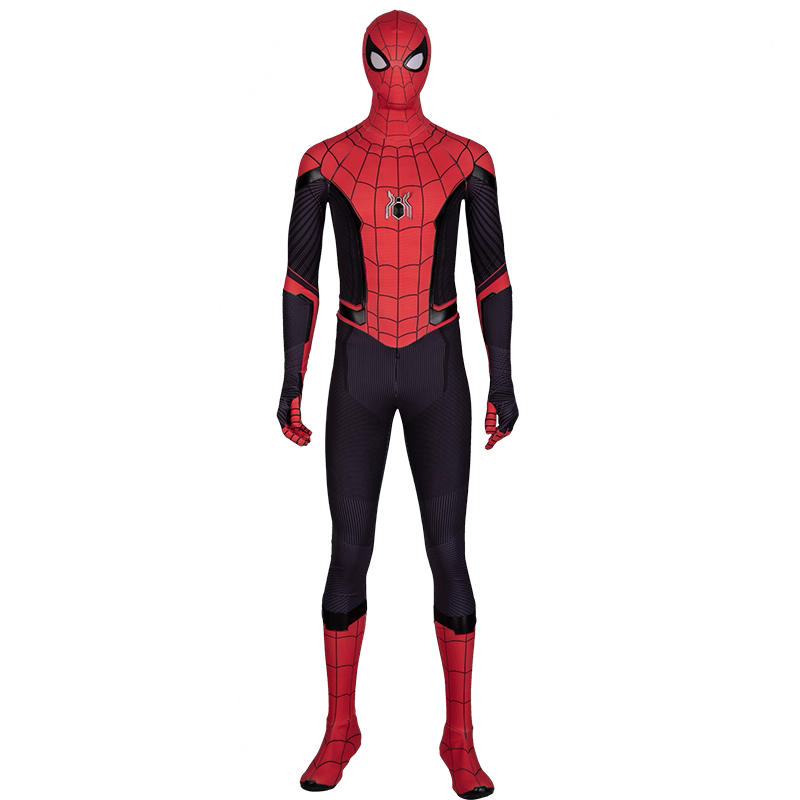 Spider‑Man Far From Home Cosplay Jumpsuit Custom for Halloween Comic‑Con