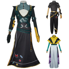 LOL Heartsteel Cosplay, Custom Ezreal Yone Lillia Stage Outfit for Comic Con Halloween