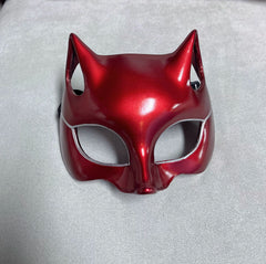 Ann Takamaki Persona 5 Cat‑Half Mask Cosplay Prop,Custom for Halloween Comic‑Con
