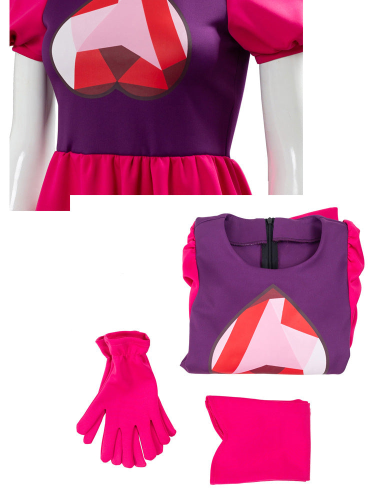 Steven Universe Spinel Gem Cosplay Costume Full Set Halloween Outfit - Halloweez