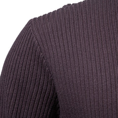 Men Casual Quarter‑Zip Knit Sweater, Custom‑Fit for Autumn Winter & Halloween
