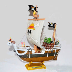 Jouet de collection de maquettes de navires One Piece Thousand Sunny et Going Merry pour Halloween - Cadeau parfait