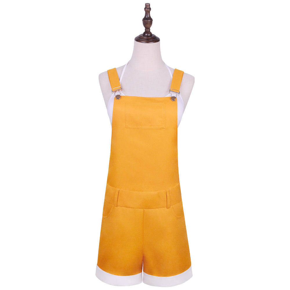 One Piece Film Red Nami Suspender Pants Cosplay Costume Halloween Outfit Anime Show Suit - Halloweez