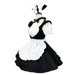Black Cat Bell Maid Cosplay Costume, Custom Made for Halloween & Comic Con