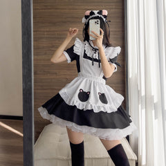 Cute Bear Maid Lolita Cosplay Costume, Custom For Halloween & Comic Con
