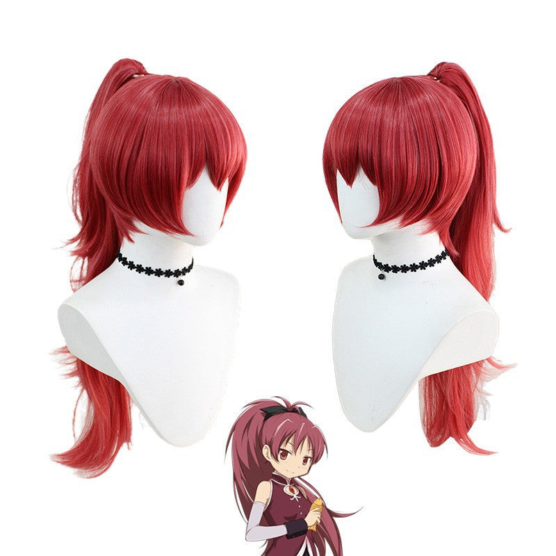 Puella Magi Madoka Magica Sakura Kyoko Magia Outfit, Sweet Cake Dress Anime Cosplay Costume, Ready to Wear Magical Girl Cosplay Dress - Halloweez