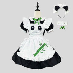 Cute Panda Maid Cosplay Costume, Custom Made for Halloween & Comic Con