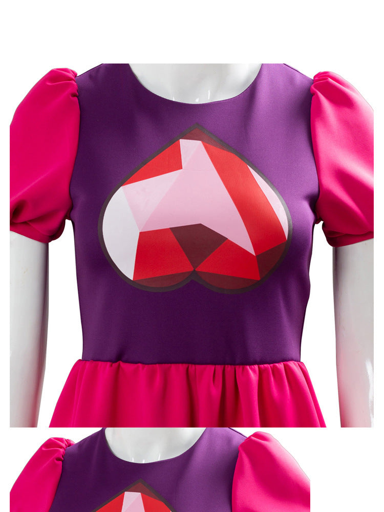Steven Universe Spinel Gem Cosplay Costume Full Set Halloween Outfit - Halloweez