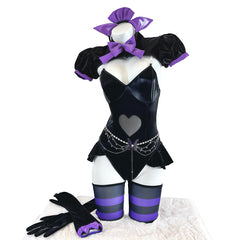 Kuromi‑Style Original Cat Ear Cosplay Costume,Custom for Halloween Comic‑Con