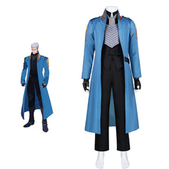 Devil May Cry Vergil Cosplay Costume, Custom Outfit for Comic Con & Halloween