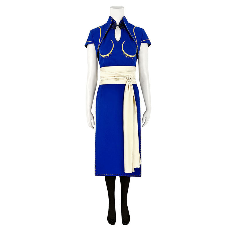 Street Fighter Chun‑Li Cosplay Costume, Custom Outfit for Halloween & Comic‑Con
