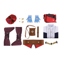 Roco Kingdom: World Enzo Black Wizard Cosplay Costume