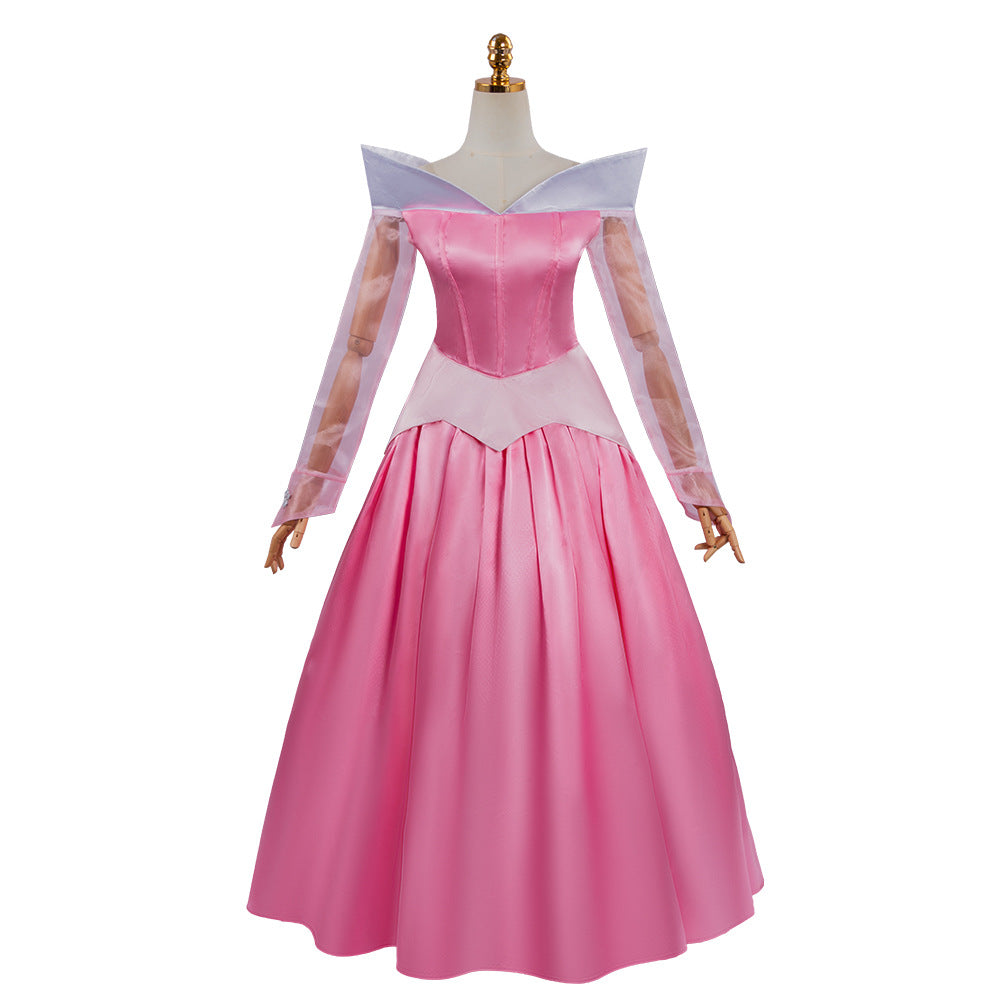 Sleeping Beauty Princess Aurora Cosplay Costume,Custom-Made,Halloween Party