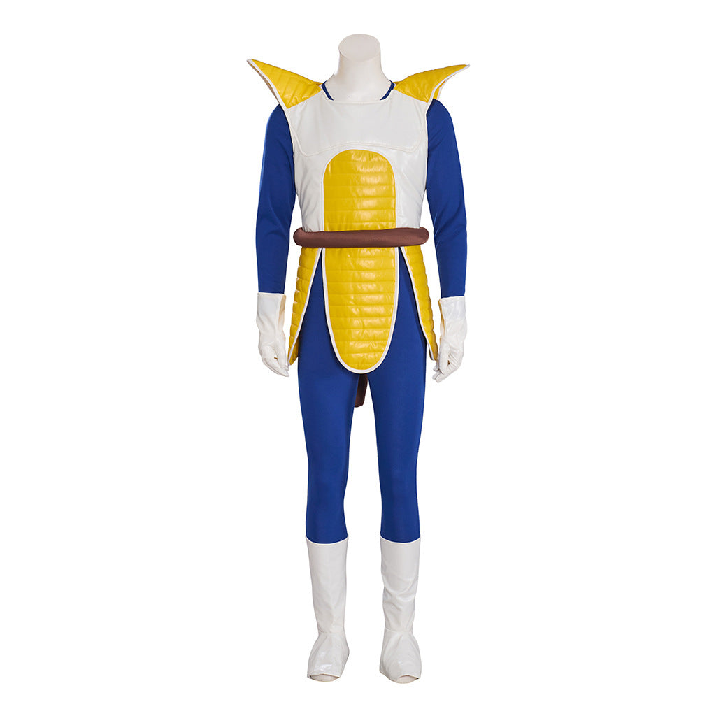 Vegeta Cosplay Costume Dragon Ball Z, Saiyan Battle Armor Halloween Outfit Custom