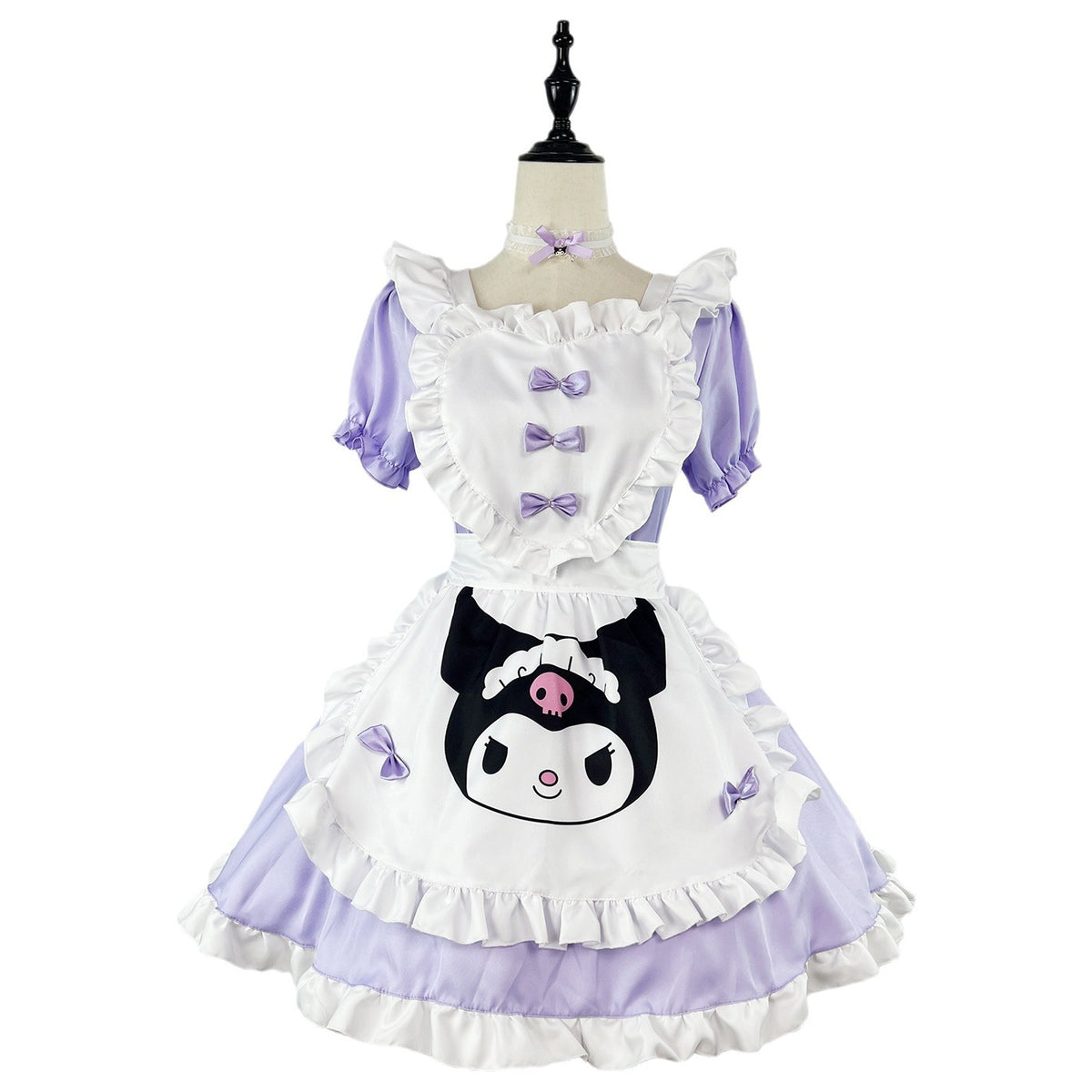 Kuromi Maid Cosplay Costume,Custom Size for Halloween Comic‑Con