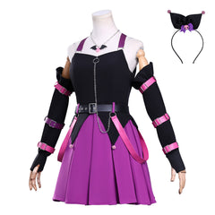 Girls Band Cry Nina Iseri Kuromi Cosplay Costume,Custom‑Tailored for Halloween & Comic‑Con