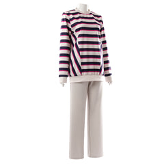 Stranger Things Cosplay Striped Sweatshirt Set,Custom‑Made,Halloween Stage