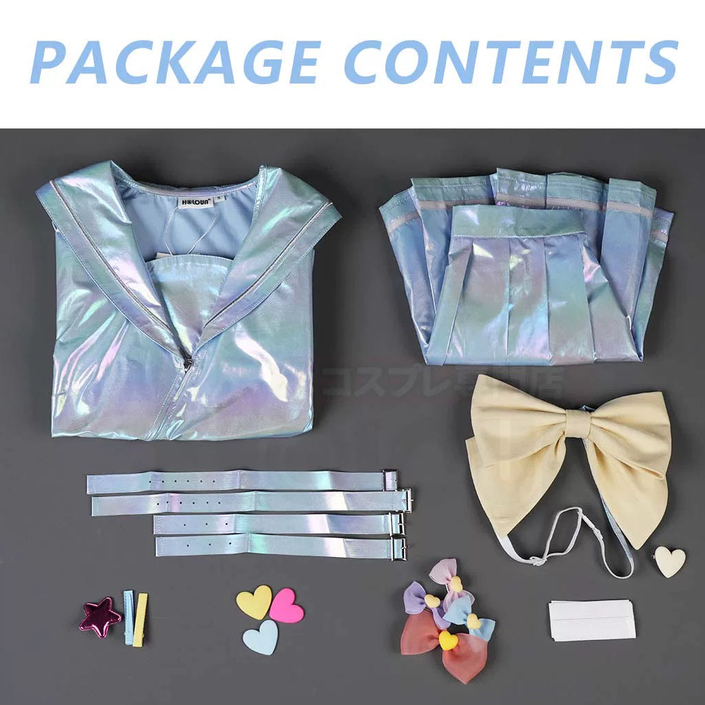 Needy Streamer Overload Ame Casual Outfit Cosplay for Streamer Angel Fans - Halloweez