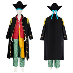 One Piece Marshall D. Teach Blackbeard Cosplay Costume Custom‑Made for Halloween Comic‑Con