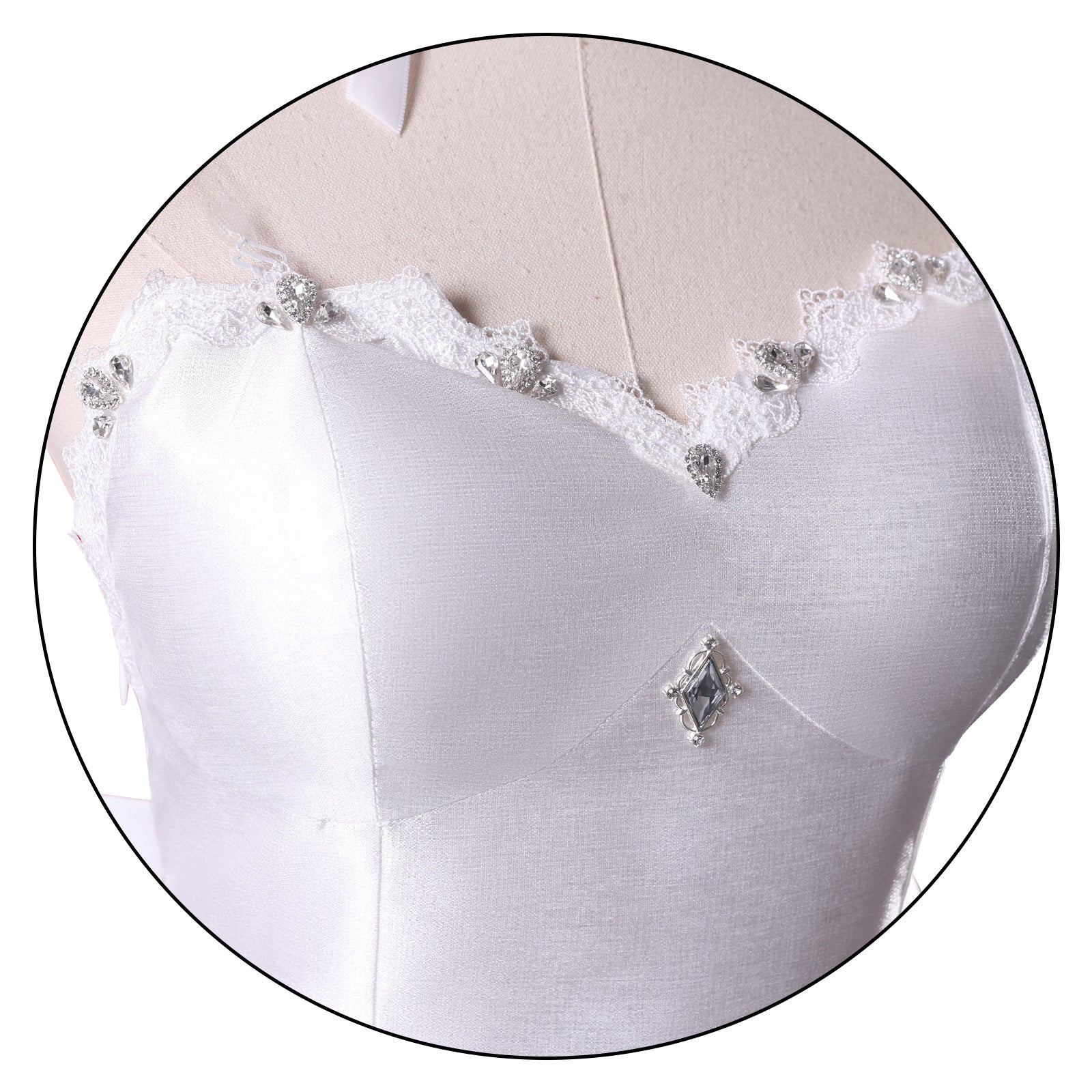 Date A Live Kurumi Tokisaki Wedding Dress Cosplay, Bride Gown Anime Cosplay Costume For Women, Romantic Wedding Style Roleplay Outfit - Halloweez