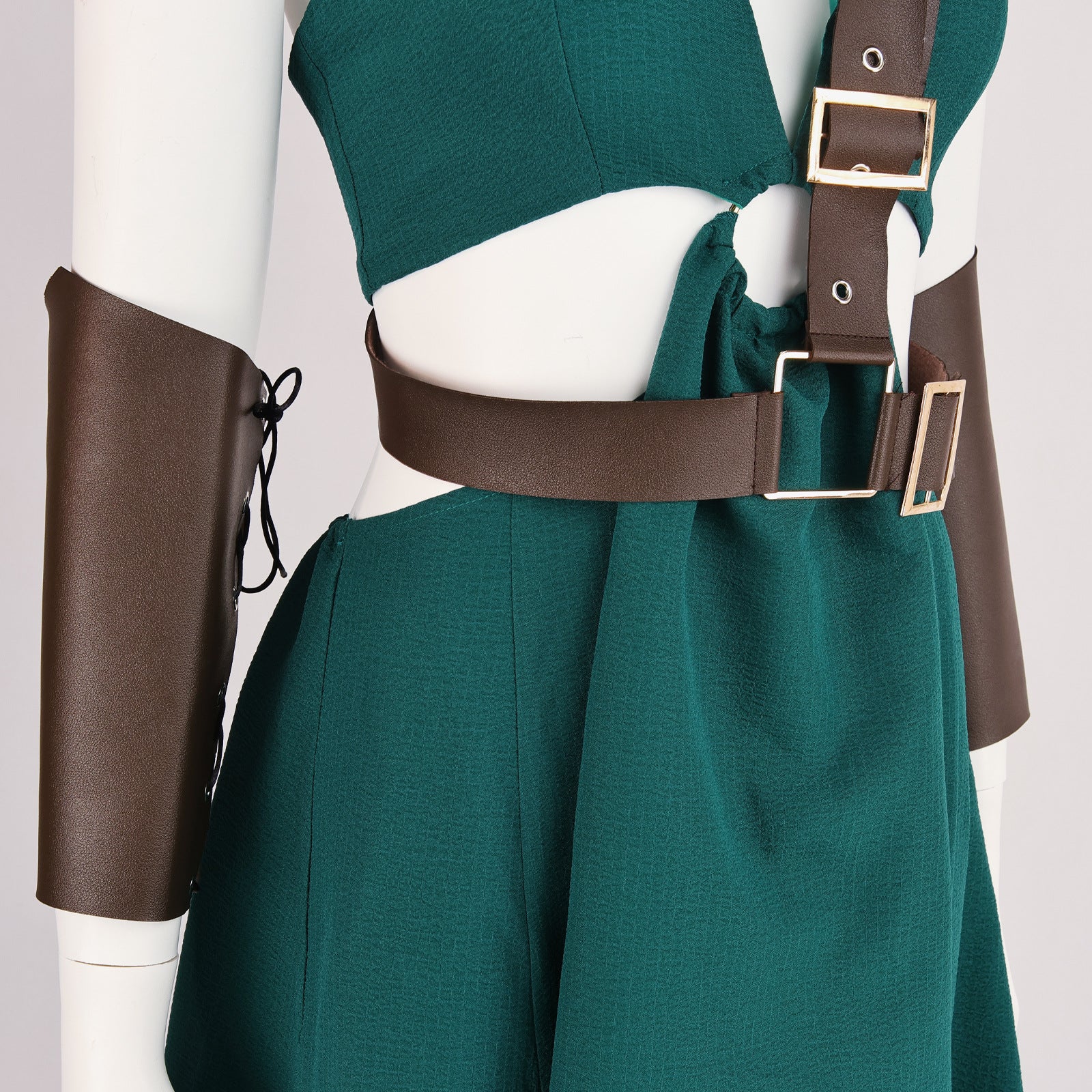Game of Thrones Missandei Cosplay Dress, Halter Backless Design, Medieval Fantasy Character Dress, Cosplay Costume for Party and Role Play - Halloweez