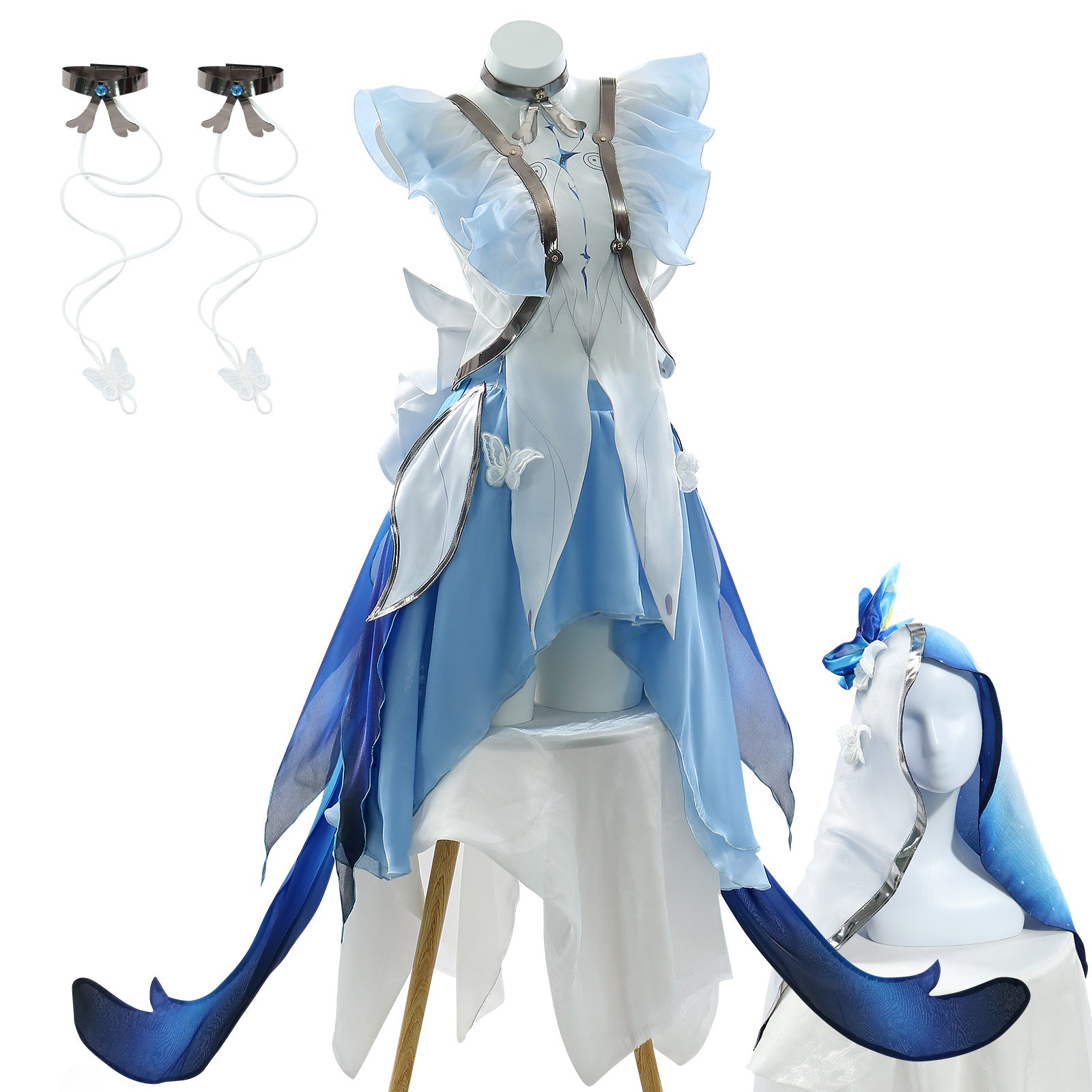 Wuthering Waves Rover & The Shorekeeper Cosplay Costume, Game Anime Full Outfit for Halloween Party Cosplay - Halloweez
