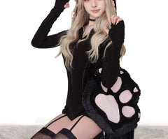 Oreimo Kuroneko Ruri Gokou Cosplay Outfit, Custom Black Jumpsuit for Comic Con & Halloween